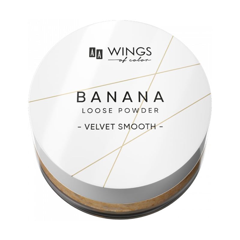 Розсипчаста пудра для обличчя AA Wings of Color Banana Loose Powder, Velvet Smooth, 6 г