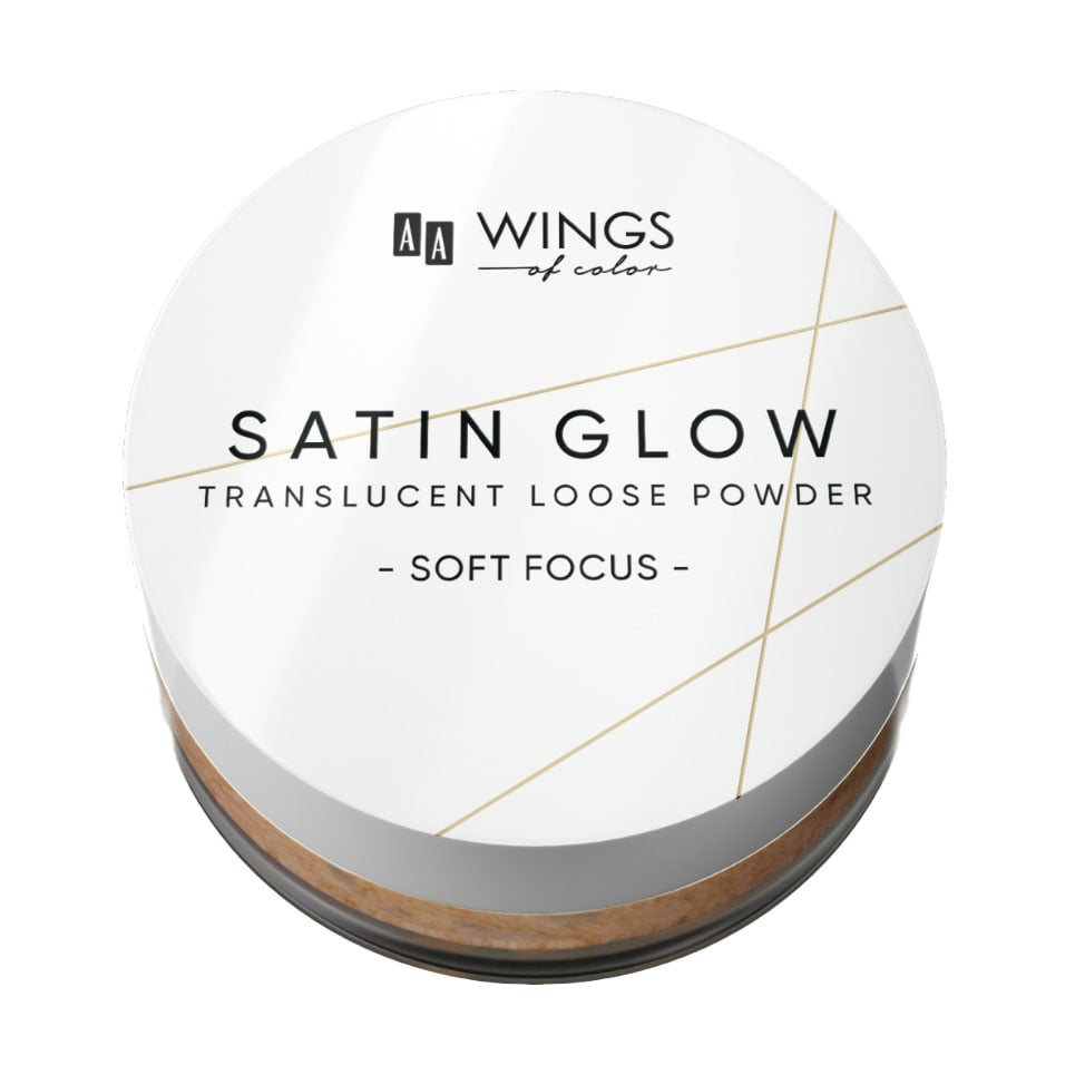 Уцінка! Розсипчаста пудра для обличчя AA Wings of Color Satin Glow Translucent Loose Powder, Soft Focus, 3.5 г
